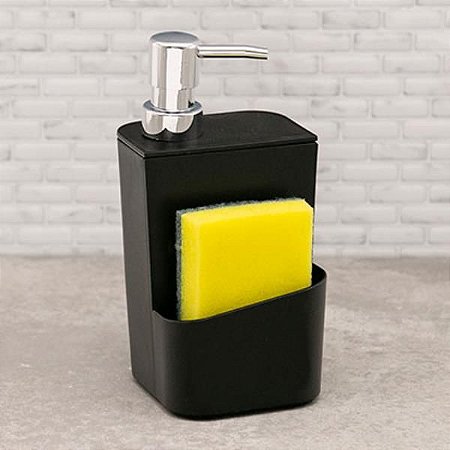 DISPENSER PARA DETERGENTE PRETO 650 ML