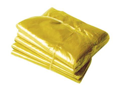 Pacote Saco lixo amarelo 60L 100un