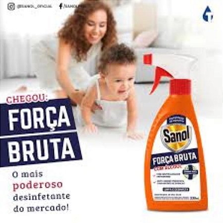 FORCA BRUTA SANOL ORIGINAL COM ALCOOL 330ML