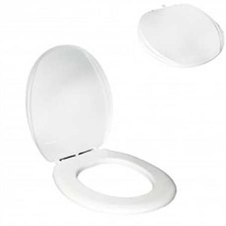 Assento Sanitario Adulto Oval Slim Branco Mebuki