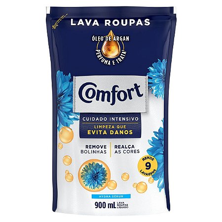 Lava Roupas Comfort: limpeza que evita danos