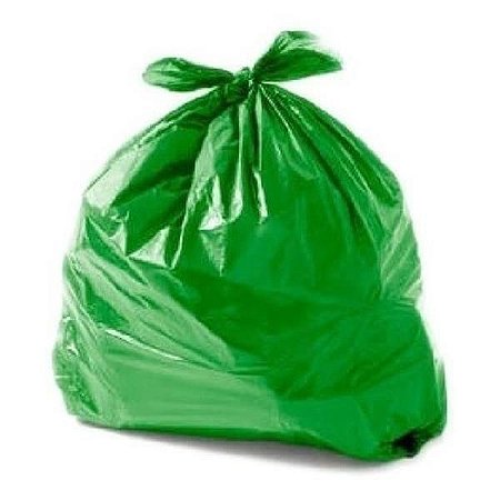 Pacote Saco lixo verde 20L 100un