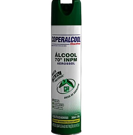 ALCOOL COPER AERO 70 360ML EUCALIPTO