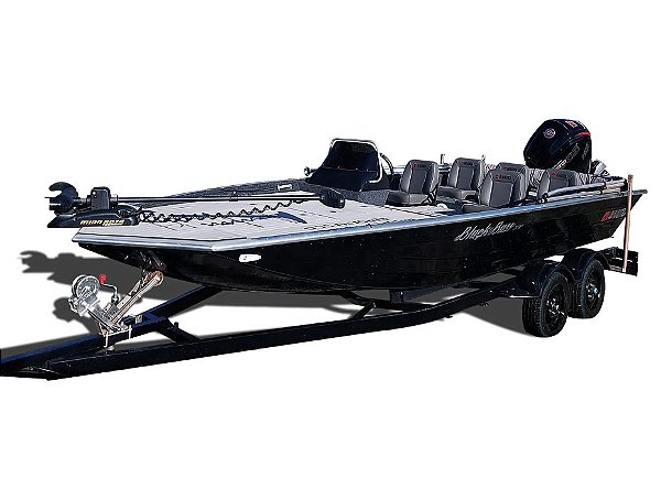 Conjunto Barco Uai Black Bass XX Fishmaster + Motor montado e pronto para navegar - Preço do motor para PJ ou Produtor Rural