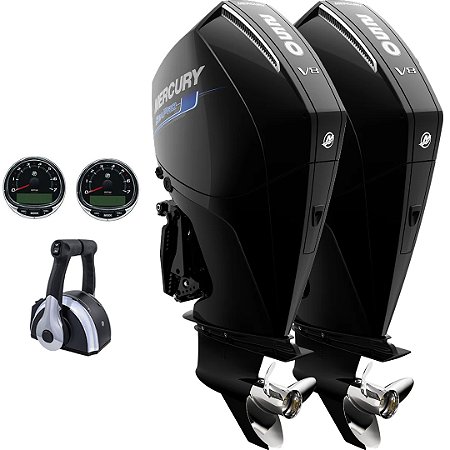 Parelha motor de popa Mercury 2X 250 HP EFI 4T 25" Sea Pro V8 - Faturamento INSCRIÇÃO ESTADUAL E PRODUTOR RURAL REGIÃO NORTE, NORDESTE E CENTRO-OESTE