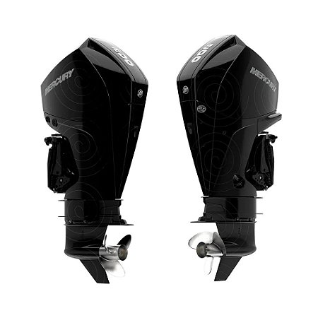 Parelha Motor de popa Mercury 200 HP  XL e CXL 3.4L EFI V6 Preto Comando Top mecânico Rabeta 25 Polegadas Preço para CNPJ ou Produtor Rural