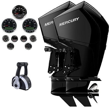 Parelha motor de popa Mercury 2X 200 HP EFI 4T V6 25" Comando Mecânico - Faturamento INSCRIÇÃO ESTADUAL E PRODUTOR RURAL REGIÃO NORTE, NORDESTE E CENTRO-OESTE
