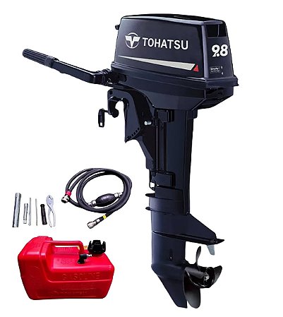 Motor de popa Tohatsu 9.8 HP 2 Tempos M9.8BS