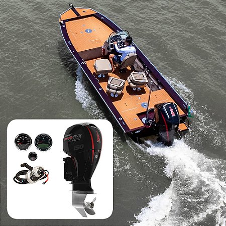 Barco Levefort Grand Apolus Freestyle Special Series+ Mercury 150 HP 4T Pro XS - Fat. PJ + Carreta Rodoviária+ Acessórios de montagem