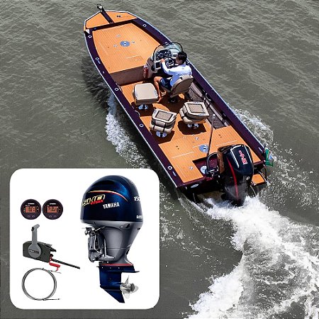 Barco Levefort Grand Apolus Freestyle Special Series+ Yamaha 150 HP 4T Vmax - Fat. PJ + Carreta Rodoviária+ Acessórios de montagem