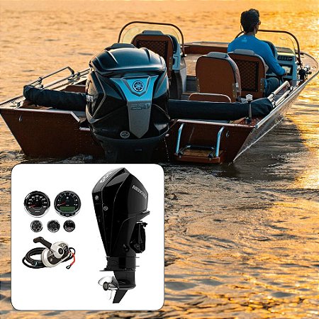 Barco Levefort Grand Apolus Extreme Freestyle Special Series + Mercury 200 HP 4T V6 - Fat. PJ + Carreta Rodoviária+ Acessórios de montagem