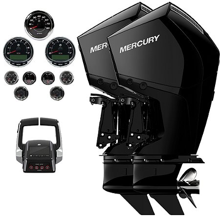 Parelha motor de popa Mercury 2X 200 HP EFI 4T V6 25" DTS Comando Eletrônico - Faturamento INSCRIÇÃO ESTADUAL E PRODUTOR RURAL REGIÃO NORTE, NORDESTE E CENTRO-OESTE