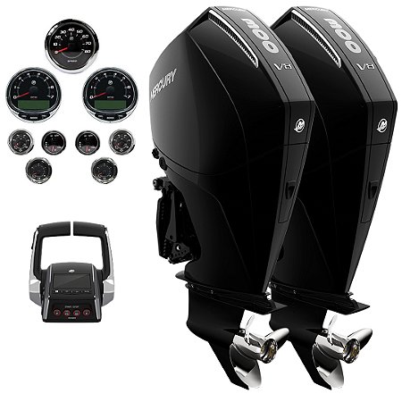 Parelha motor de popa Mercury 2X 300 HP EFI 4T V8 25" DTS Comando Eletrônico - Faturamento INSCRIÇÃO ESTADUAL E PRODUTOR RURAL REGIÃO NORTE, NORDESTE E CENTRO-OESTE
