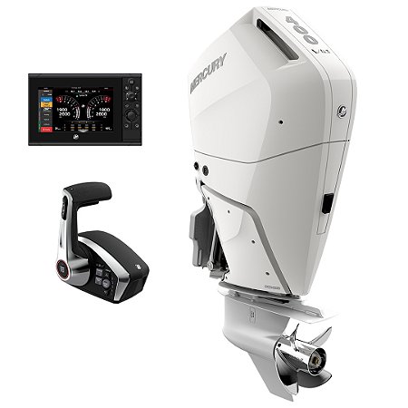 MOTOR DE POPA MERCURY VERADO 400 HP EFI 4T V10 BRANCO RABETA XL 25” DTS - Faturamento INSCRIÇÃO ESTADUAL E PRODUTOR RURAL REGIÃO NORTE, NORDESTE E CENTRO-OESTE