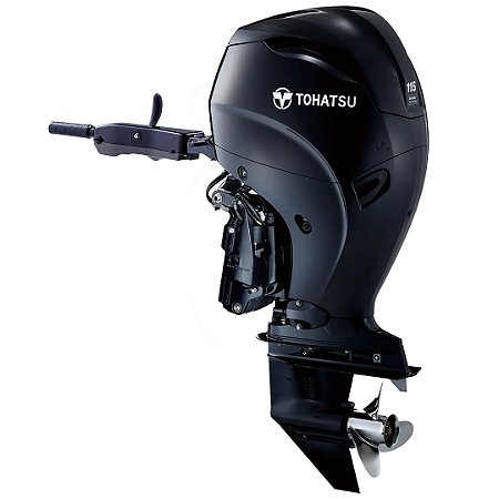 MOTOR DE POPA TOHATSU 115 HP 4T MFS90AETL ELÉTRICO COM MANCHE BIG TILLER E POWER TRIM - PREÇO PRABETA LONGA 20" - PREÇO PRODUTOR RURAL E PJ