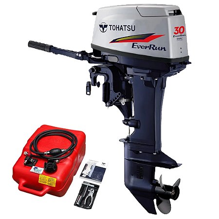 Motor de popa Tohatsu 30 HP 2 Tempos Ever Run MX30HS C/ Kit Partida Elétrica - Faturamento CNPJ ou Produtor Rural (exceto SP)