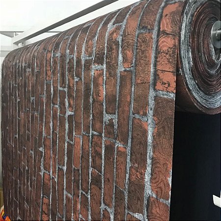 Tecido Para Decoração Tijolinho 3,00m x 2,80m