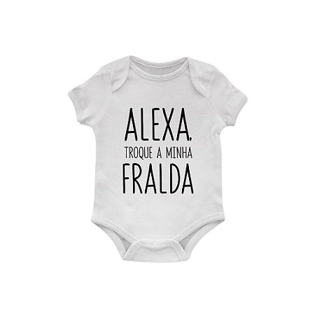 Body Bebê Alexa, troque a minha fralda