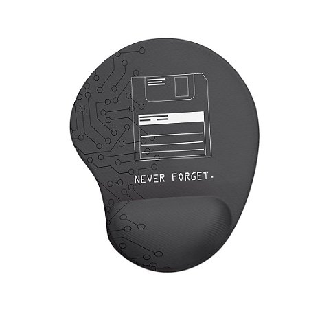Mouse pad Ergonômico Never Forget