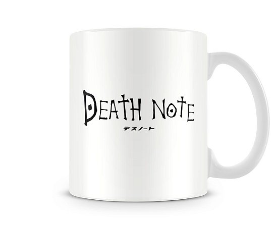 Caneca Death Note Logo Preto