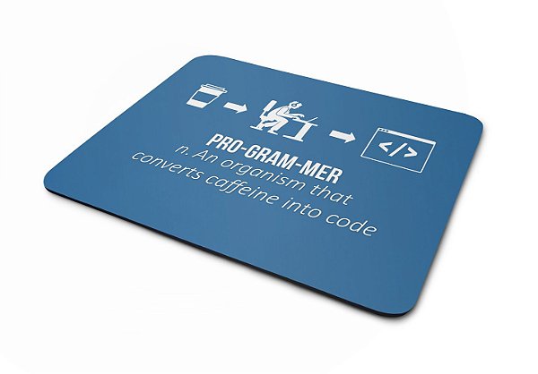 Mouse pad Converter Café em Código