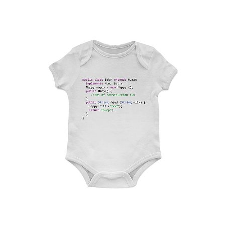 Body Bebê Code Java New Nappy