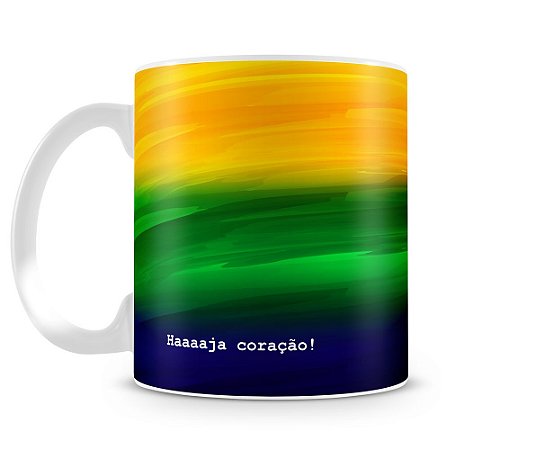 Caneca Brasil Haja Coração