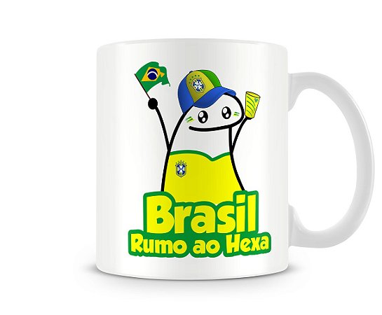 Caneca Flork Brasil Rumo ao Hexa