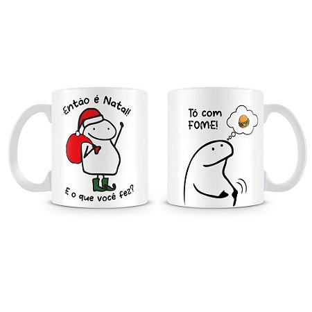 Caneca Flork Então é Natal Fome