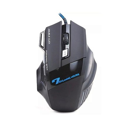 Mouse Gamer USB 3.0 RGB 7 botões 4000 DPI