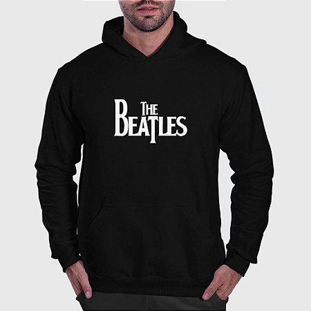 Moleton premium canguru com capuz masculino The Beatles