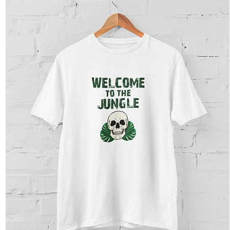 Camiseta Algodão Unissex GNR Welcome To The Jungle