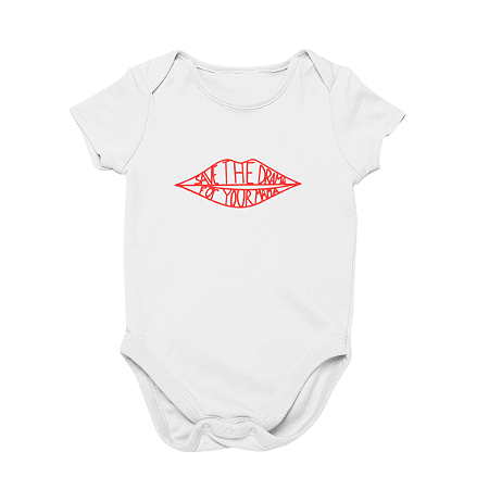 Body Bebê Algodão Save the Drama