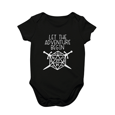 Body Bebê Algodão Let The Adventure Begin