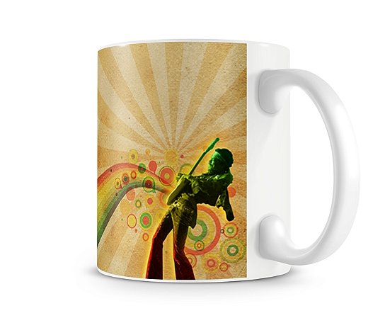 Caneca Jimi Hendrix Arcoiris