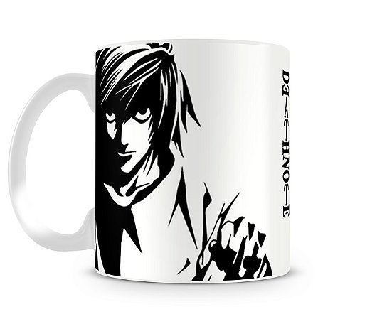 Caneca Death Note Personagens Toda Preta