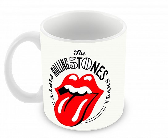 Caneca Rolling Stones 50 years