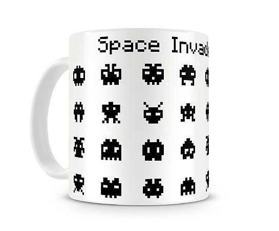 Caneca Space Invaders