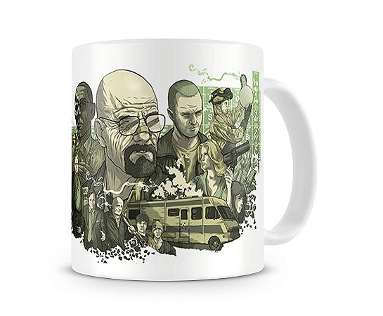 Caneca Breaking Bad Broken Desenho