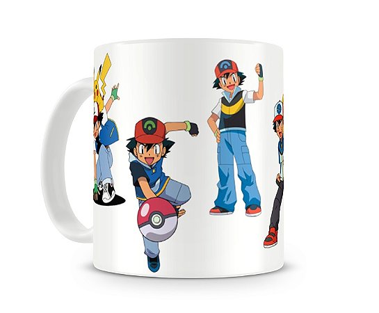 Caneca Pokémon Ash Ketchum II