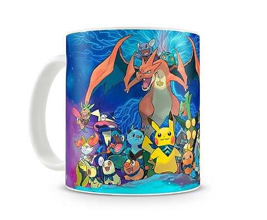 Caneca Pokémons - Artgeek - Loja Nerd de Decoração e Presentes do Mundo Geek