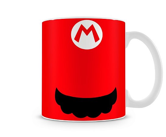 Caneca Mario Bros Bigode