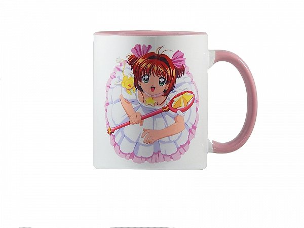 Caneca Sakura Card Captors Rosa