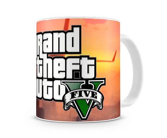 Caneca GTA V Logo