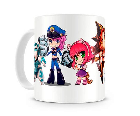 Caneca League of Legends Personagens