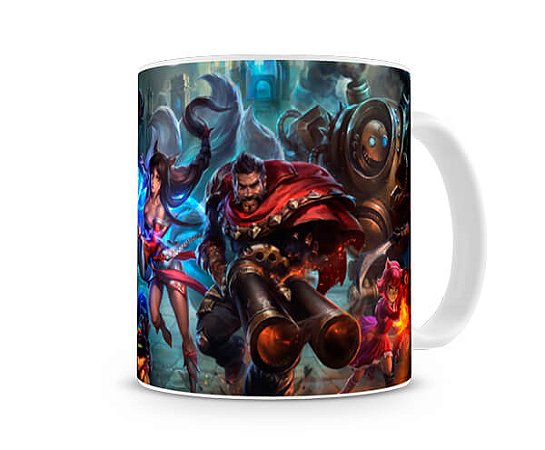 Caneca League of Legends Personagens II