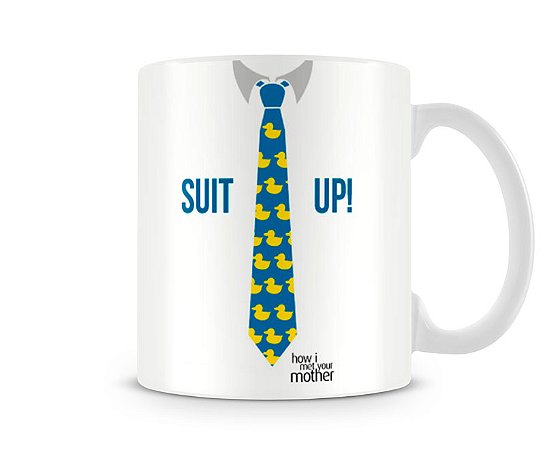 Caneca How I met your mother suit up
