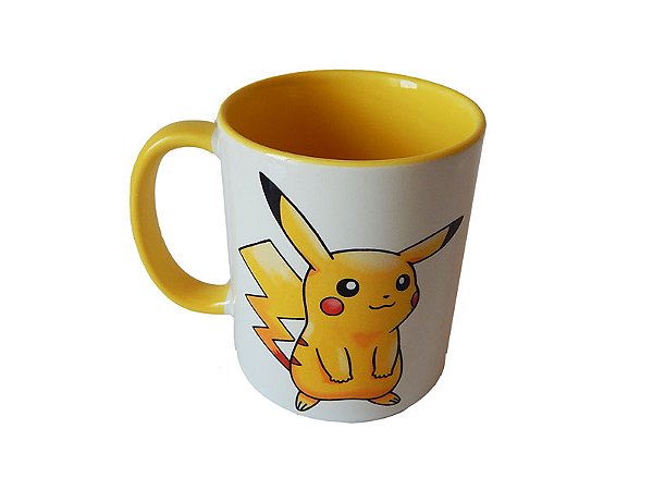 Caneca Pokémon Pikachu color yellow