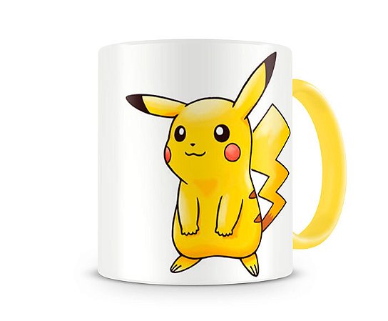 Caneca Pokémon Pikachu color yellow