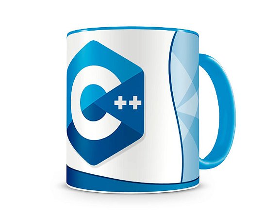 Caneca Linguagem C++ color Azul